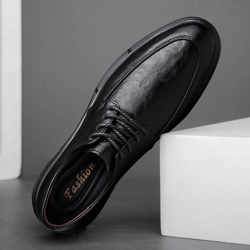 Модные мужские туфли на шнуровке — фото 4