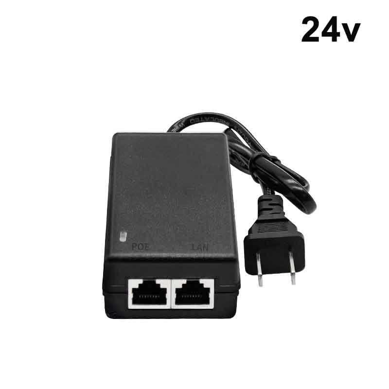 Poe Adapter For Router Repeater 24V 1A | 48V 0.5A For Poe Splitter Power Injector Ethernet Adapter Power Supply Charger Us Plug