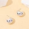 Accessories European and American Simple Creative Personalized Fashion Stud Earrings Alloy Light Luxury High-end Ear Bone Clip Set
