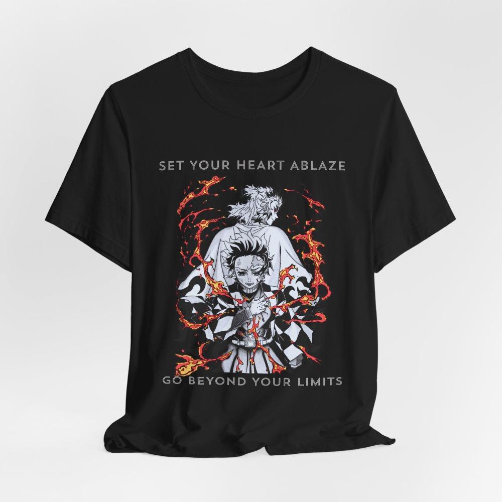 

Anime Tshirt Purgatory Apricot Shou LangCharcoal Zhi Lang Mens Tshirt SpringSummer New Product Unisex Casual Tshirt S