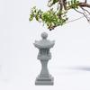 FOMIYES Replica Stone Lantern Sand Table Pavilion Model Zen Garden Tower Mini Tower Ornament Miniature Tower Ornament Aquarium Pavilion Model