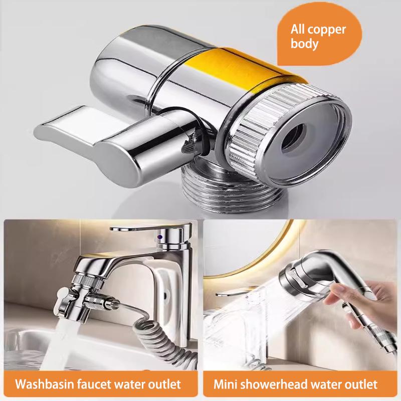 Bathroom Washbasin External Shower Set Universal Faucet Bubbler Anti-splash Head Booster Extender Water Nozzle