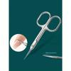 1pc Stainless Steel Straight Beauty Scissors For Facial Hair, Manicure, Nail, Moustache, Eyebrow, Eyelash, Nose, Ear, Cuticle Grooming Kit