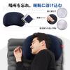 Hikenture Camping Pillow Lightweight Compact [140g] with 100% Cotton Cover - Navy Blue