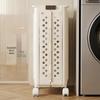 Foldable Laundry Hamper with Wheels, Large Capacity Dirty Clothes Basket for Bathroom Storage
