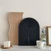 Oval Ripple Wooden Cutting Board/Tray for Afternoon Tea & Dessert Photography