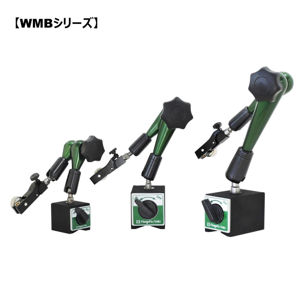 Niigata Seiki SK Magnetic Locking 800N Suction Green and Black Base, Type, Approx. Force, WMB-80G,