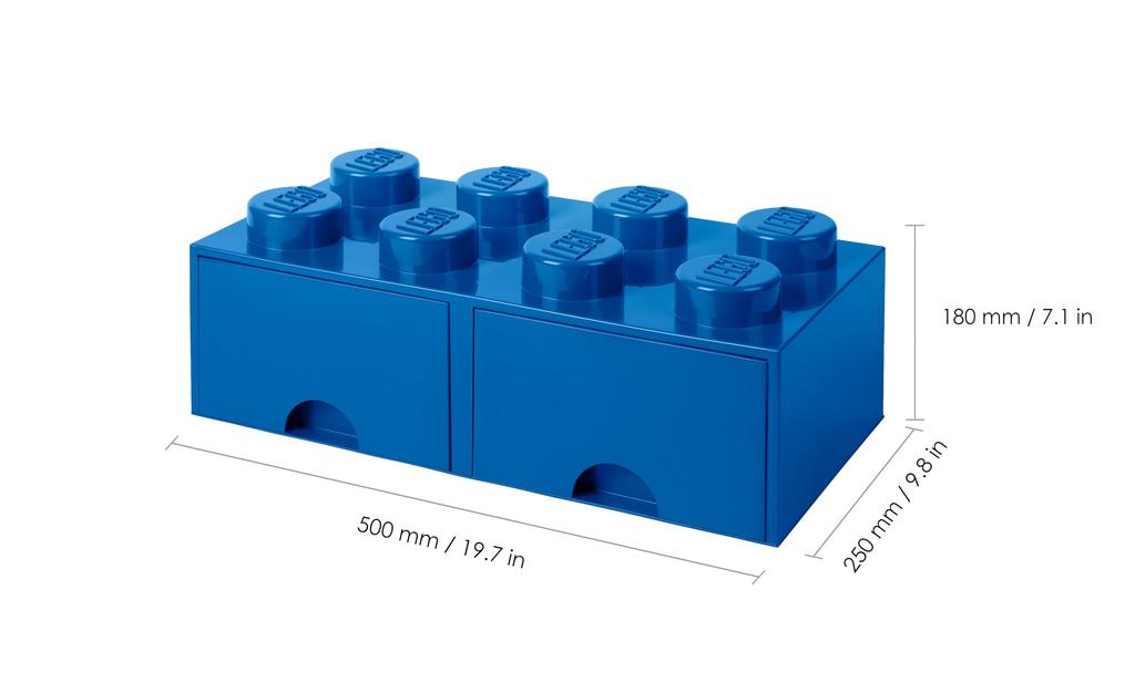 LEGO Brick Drawer 8 Bright Blue 40061731