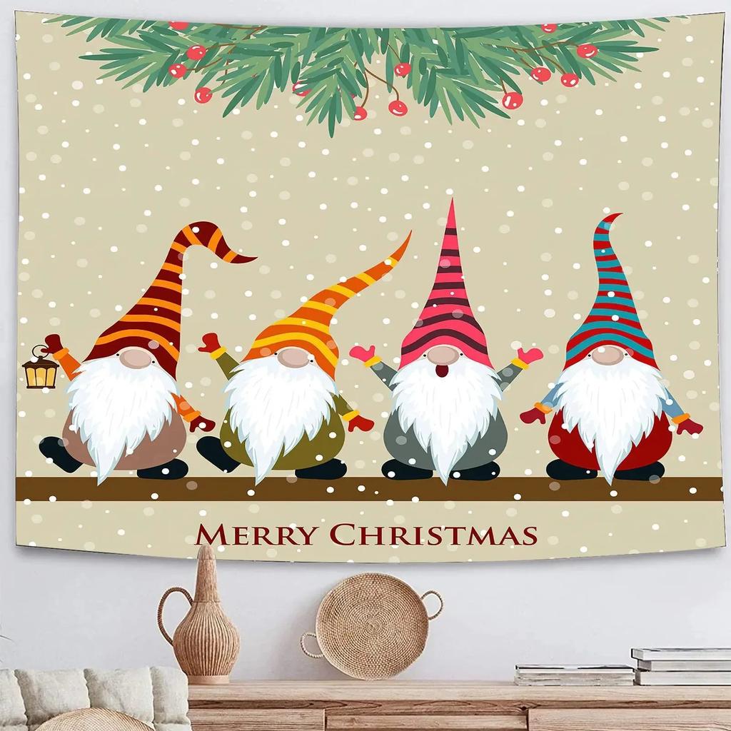 Christmas Cute Cat Tapestry Living Room Sofa Home Decor Christmas Gift