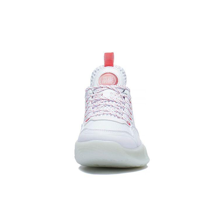 Li Ning Yu Shuai 13 Low Lightweight High Resilience Non-Slip Wear-Resistant Breathable Low-Top Basketball Shoes Kids Basketball Shoes White YKBS058-3