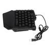 USB Wired One Handed Gaming Keyboard 35 Keys Ergonomic Keyboard  Professional Work