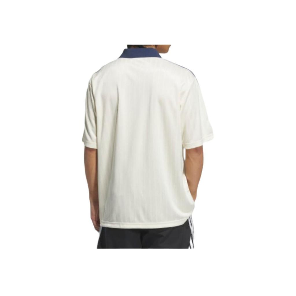 Adidas Originals Logo Polo Short Sleeve T-Shirt Men Tops White KB5435