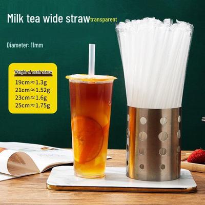 Thick Plastic Bubble Tea Straws