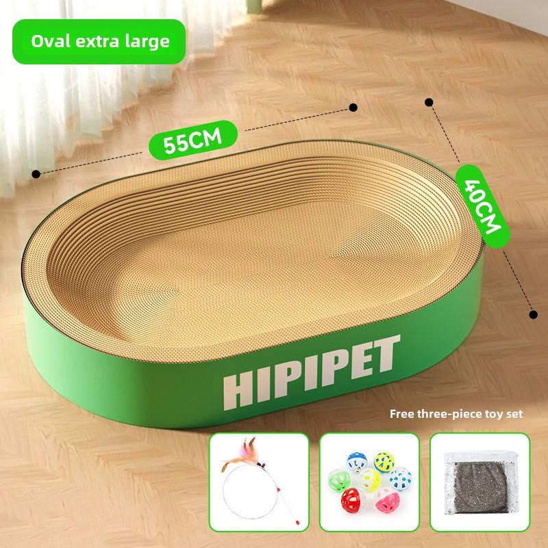 Cat Oversized Big Mac English Logo Cat Scratching Board Wear-resistant and Scratch-resistant Corrugated Cat Litter Integrated Pet Cat Toy