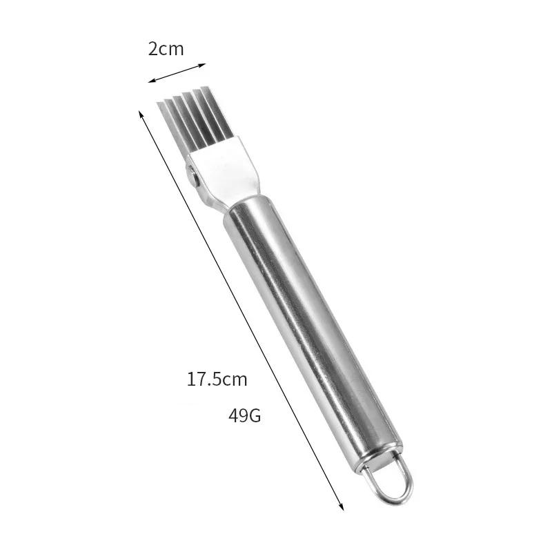 Stainless Steel Scallion Slicer Shredded Green Onion Slicer Multifunctional Household Vegetable Cutter Tools Kitchen Gadgets