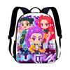 KPop Demon Hunters Cartoon Peripheral Backpack for Students Boys Girls Bags Teens Daily Backpack Travel Rucksacks Daily