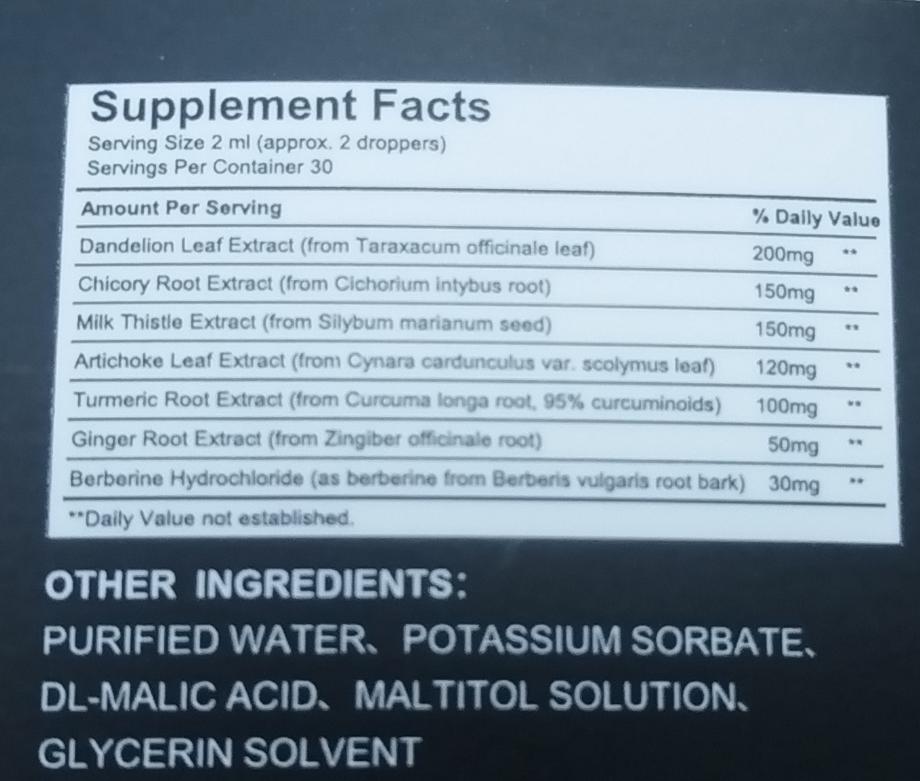 Advanced Liver Cleanse & Detox Drops – Liquid Herbal Formula (60ml)