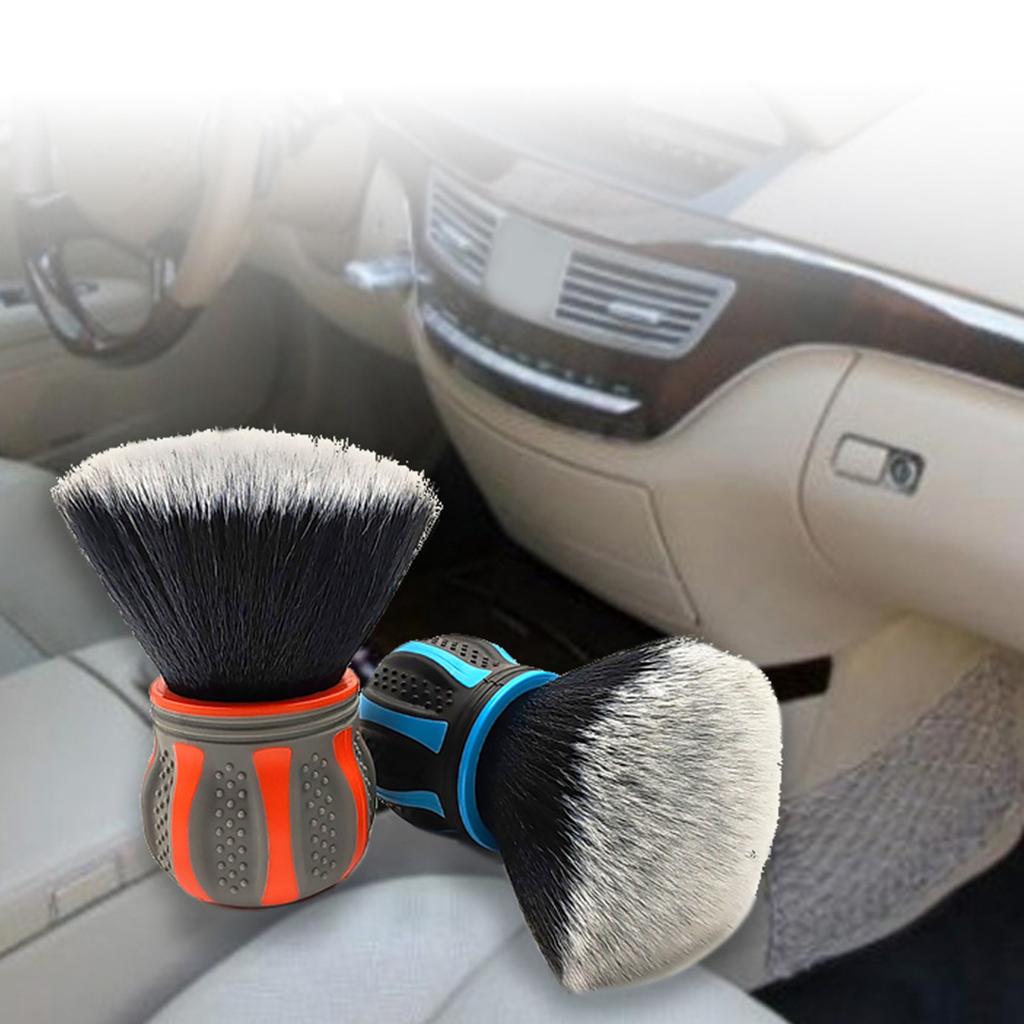 Scratch Free Detailing Brush All Purpose Auto Detailing Tool with Ergonomic Handle Easy to Carry for Car Trucks SUVs