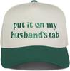 Put It On My Husband'S Tab Funny Trucker Hats Women Vintage Adjustable Baseball Cap Embroidery Fashion Trucker Hat