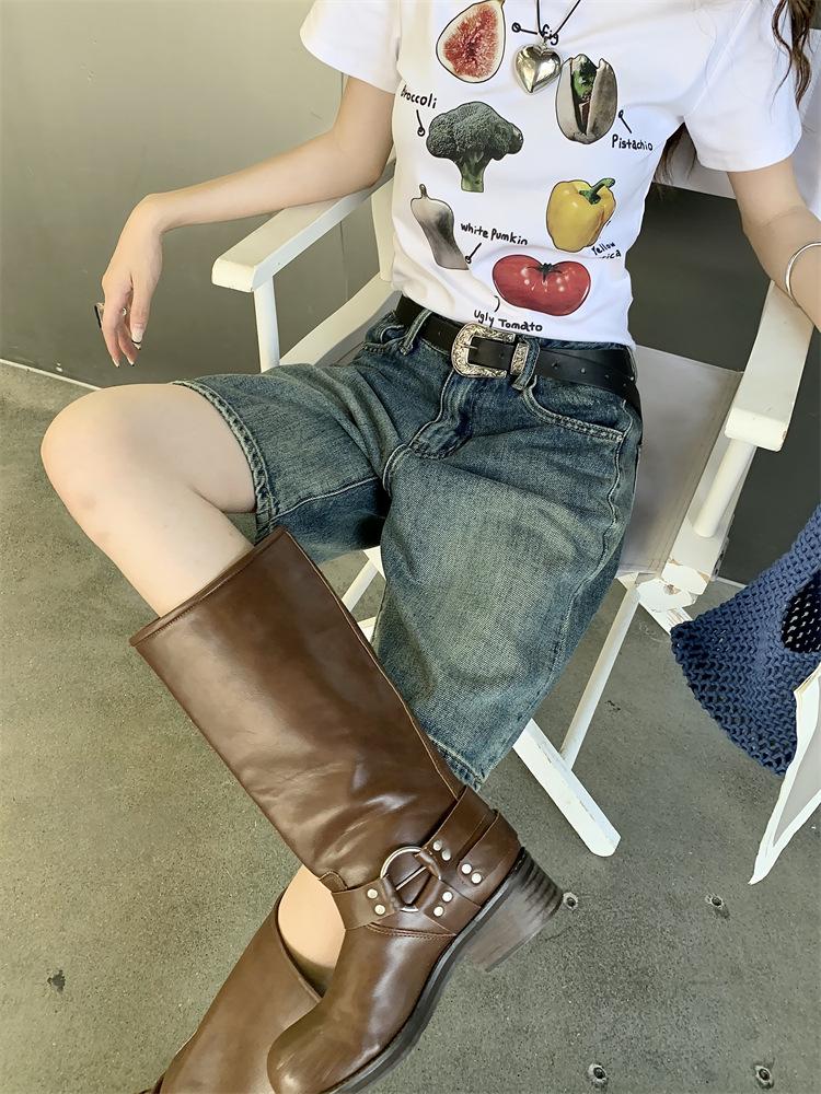 2025 Women's High-Waist Slimming Wide-Leg Summer Shorts with Unique Slim Fit Design