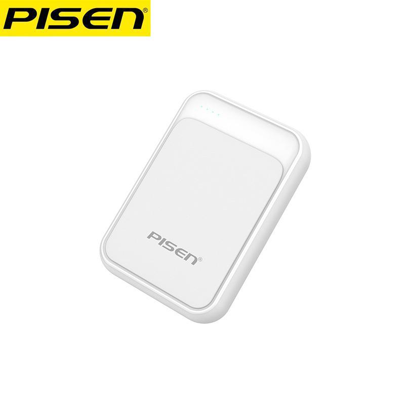 

Портативный мини-зеркало Pisen Power Bank 10000 мАч Мобильный блок питания белый