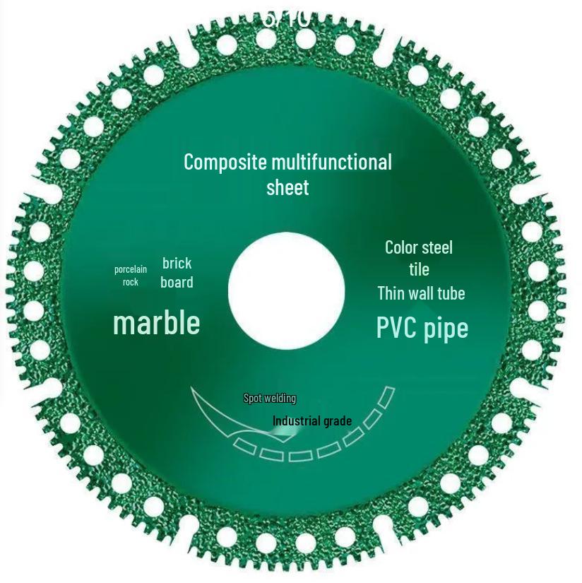 Multi-functional Brazed Cutting Disc for Tile and Slabs