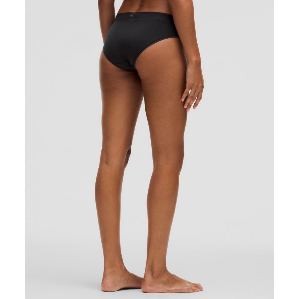 Lululemon Underease Mid Rise Bikini Underwear  3 Pack Black Twilight Rose Misty Shell