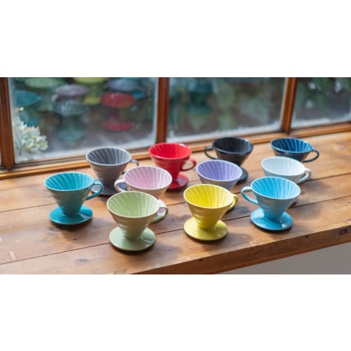 HARIO V60 Transparent Dripper 01 Ceramic for 1-2 Cups 200ml White Made In Japan VDC-01W