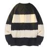 New Autumn and Winter Sweater Striped Sweater Retro Men's Top