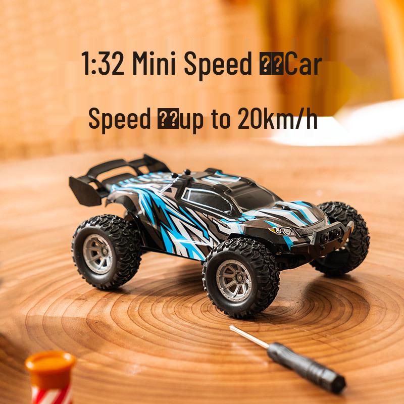 1:32 Mini RC High-Speed Off-Road Car with LED Lights, Full-Proportional Climbing Vehicle