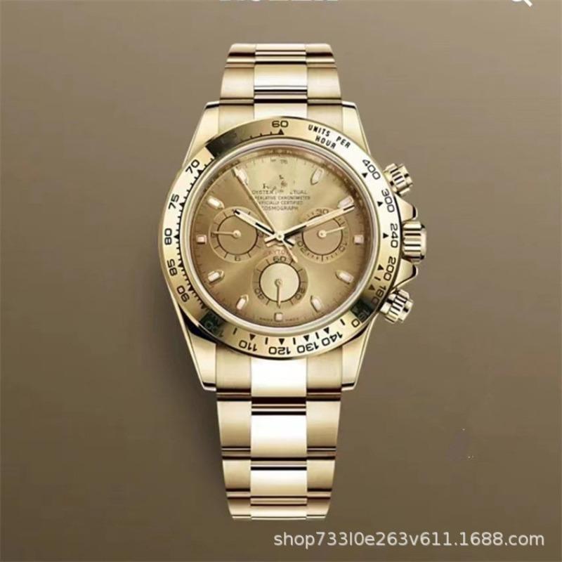 Montre Daytona Di Panda Bleu Glace Homme Montre Mécanique Entièrement Automatique Trois Compteurs Six Aiguilles Multifonctionnel Danny Road Chronographe
