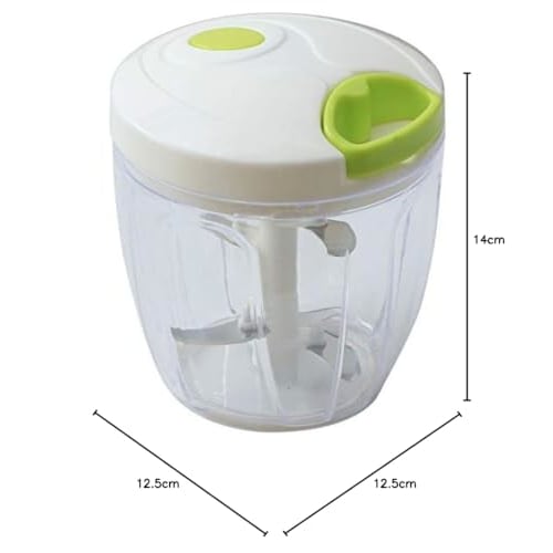 Iris Plaza CTC-A370 Food Processor, 900ml, Washable Lid, White, Includes Cutter and Mixer, Adjusts Fineness to Your Desired Level, Easy Cleanup, Washa