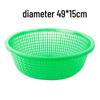 Rund Plastkorg för Tvätt och Avrinning av Grönsaker