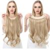 Synthetic Straight Hair Extensions No Clip In Natural Hidden Secret False Hair Piece Fiber Synthetic Wavy Hair