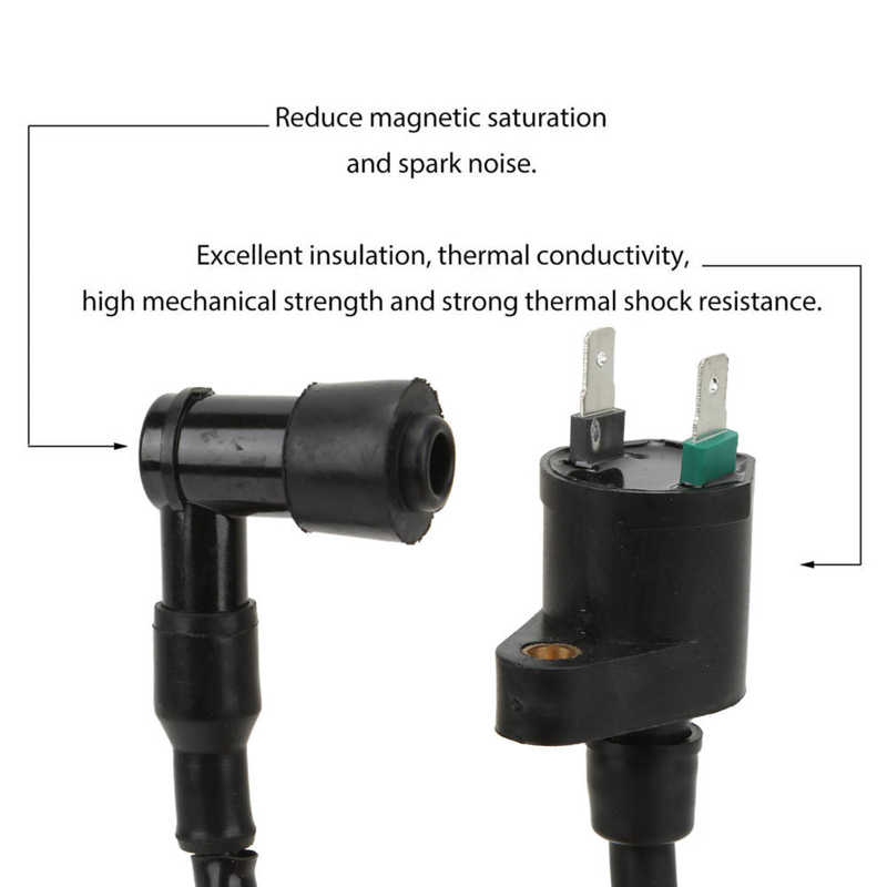 Elektroniczna cewka zapłonowa Cewka zapłonowa Odporna na ścieranie Wysoka wytrzymałość do zamiennika ATV do TRX 300 FourTrax