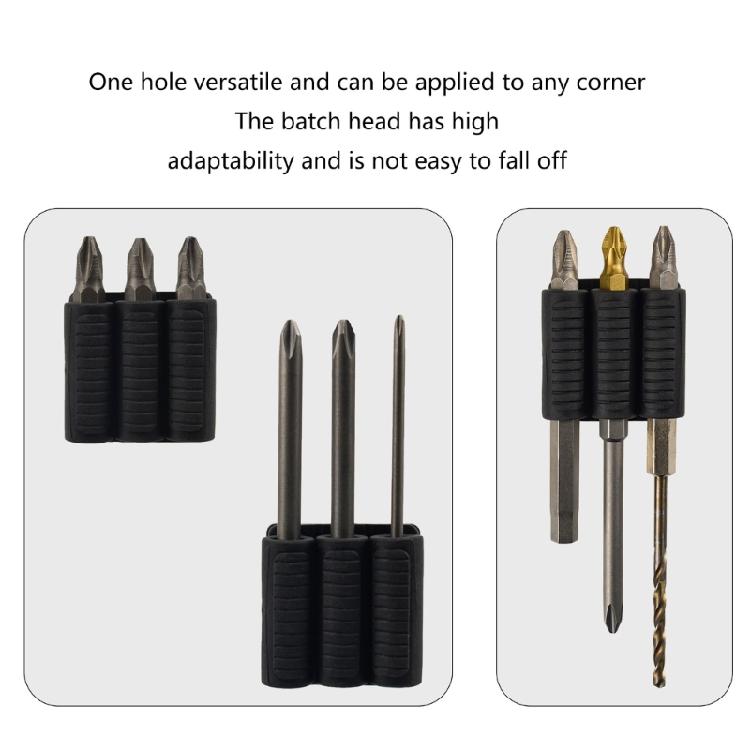 Upgraded Drill Bit Holder Tool Holsters Screw Driver Bits Screw Holder Sleeve