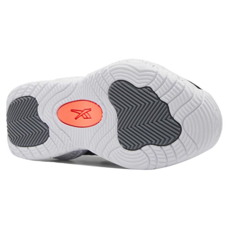 Reebok Solution Mid 'Black Orange Flare' Sneakers HR0514