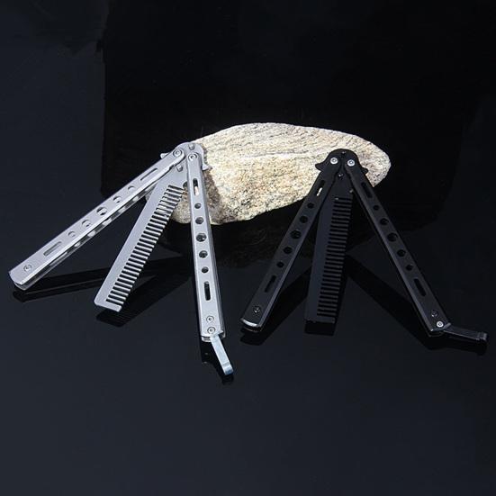 Portable Butterfly Comb Good Weight Balance Rotate Smoothly Long Service Life Butterfly Training Comb for Beginner