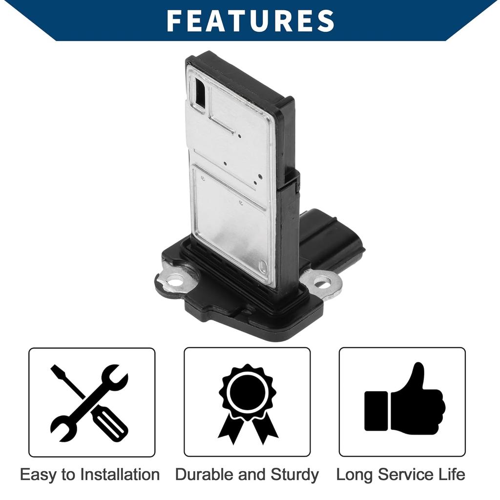 Mass Air Flow Sensor Meter No.22680-AA360/AFH70M-59A/AFH70M59A MAF Air Flow Sensor for Subaru Forester SG SUV 2.0 AWD 2002-2005 Plastic Metal 1 Pcs