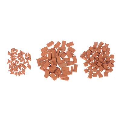 50Pcs Miniature Brick Kids Scenery Building Toy Modelling Simulation Brick