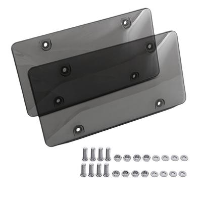 2 buc universal auto înmatriculare placă de înmatriculare colorată etichetă scut înmatriculare protector capac auto înmatriculare cadru capac pentru vehicule din SUA