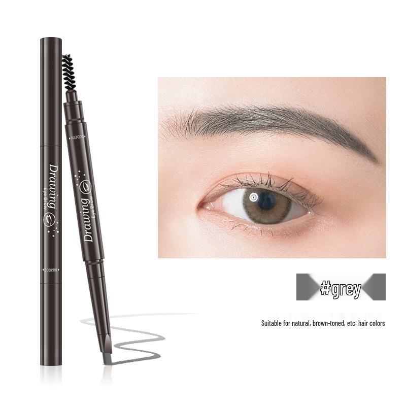 BoBeni Ultra-Fine Double-Ended Long-Lasting Waterproof Smudge-Proof Eyebrow Pencil for Natural Definition