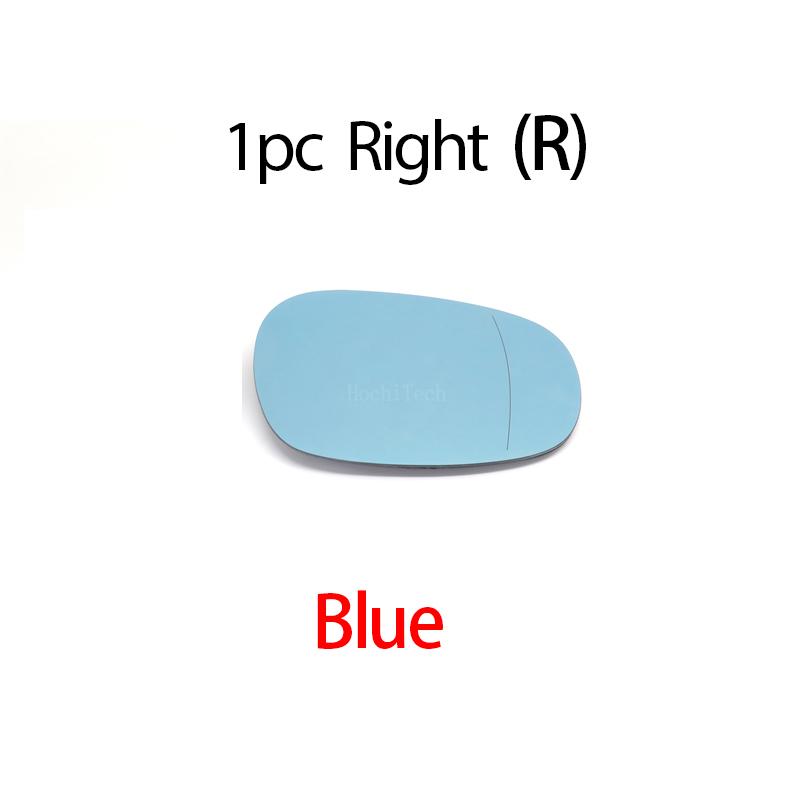 Left & Right Side Mirror Glass Blue Rear View Rearview Exterior Wide Angle for BMW 1 Series 3 Series E82 E88 E90 E91 E92 E93 LCI