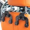 Universelle Auto-Kopfstützenhaken Schwerlast-ABS Rücksitzaufhänger für Handtaschen Lebensmittel Mäntel Regenschirm Auto-Organizer-Zubehör