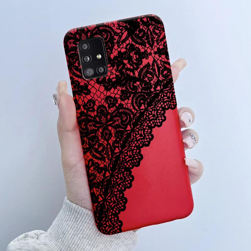 For Samsung Galaxy A51 A71 5G Phone Case Butterfly Girl Soft Silicone TPU Back Housing SM-A516B A516N A516V A716V A716U Covers