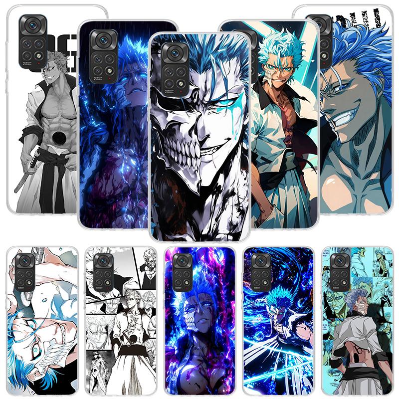 Grimmjow 6 Bleach Phone Case For Xiaomi Redmi Note 15 14 13 12S 12 Pro Plus 11S 11E 11 11T 10S 10 Art Soft Pattern Cover Redmi N