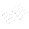 4 Pcs Grille Spring Clip Iron Long Lasting High Hardness Bathroom Fan Cover Springs Clips for Vent Fan Cover