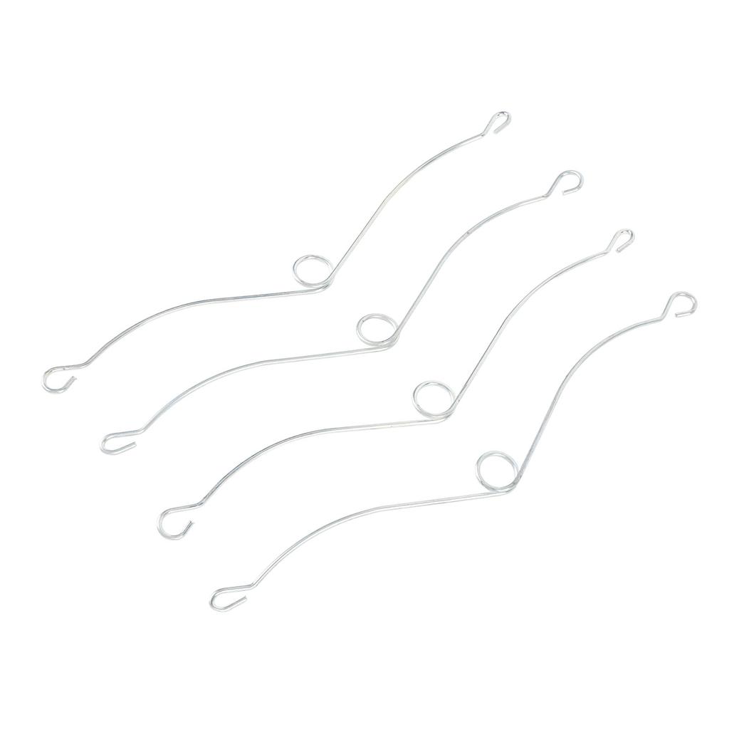 4 Pcs Grille Spring Clip Iron Long Lasting High Hardness Bathroom Fan Cover Springs Clips for Vent Fan Cover