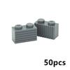 DIY Bricks Modified 1x2 with Flutes Fluted MOC Building Blocks Technical Parts Compatible with 2877 Educational Toy for Children