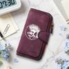 Punk Skull Printed Long Wallet Casual Card Holder Fashion Multi Slot Daily Purse